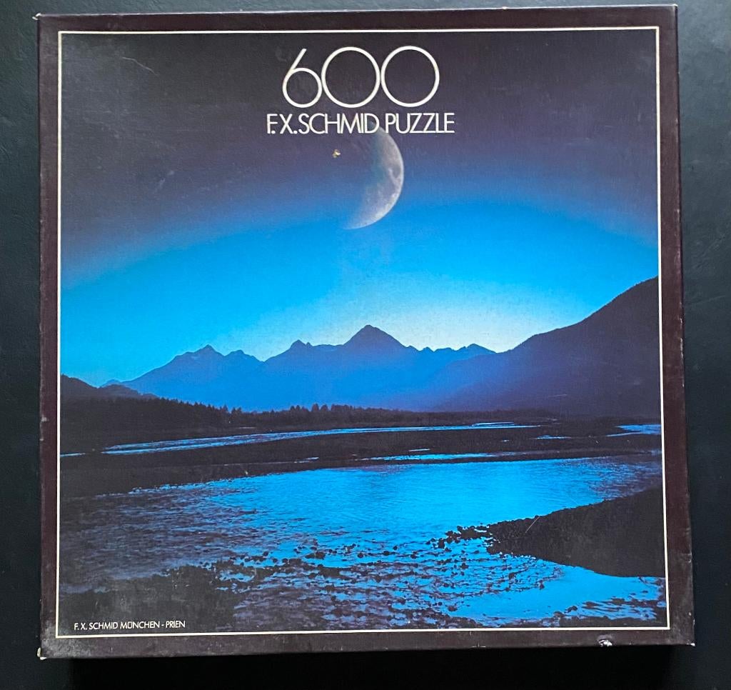 Puzzel van F.X.Schmid (600 stuks), Hobby en Vrije tijd, Ophalen of Verzenden, Gebruikt