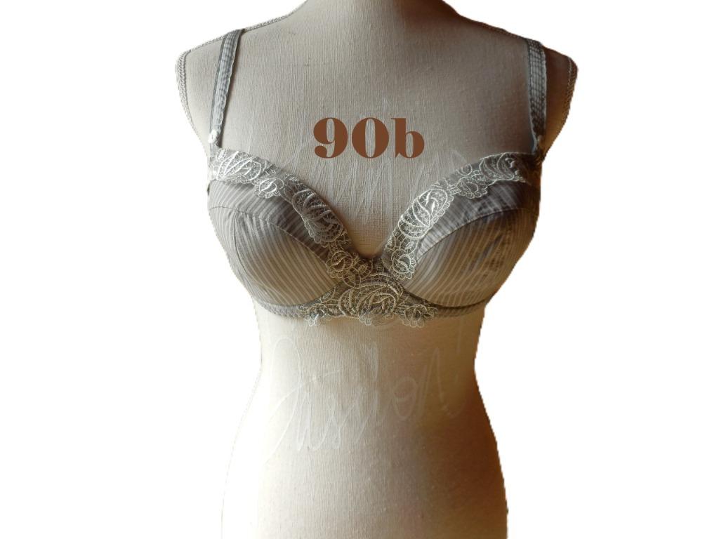 (20) -soutien femme t.90b gris - lejaby -, Lejaby, Enlèvement ou Envoi, Gris, Soutien-gorge