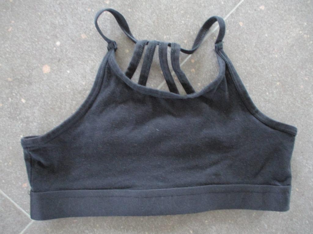 Brassière de sport de danse moderne pour fille, noir, 12 ans, Decathlon, Utilisé, Vêtements de sport ou Maillots de bain, Fille