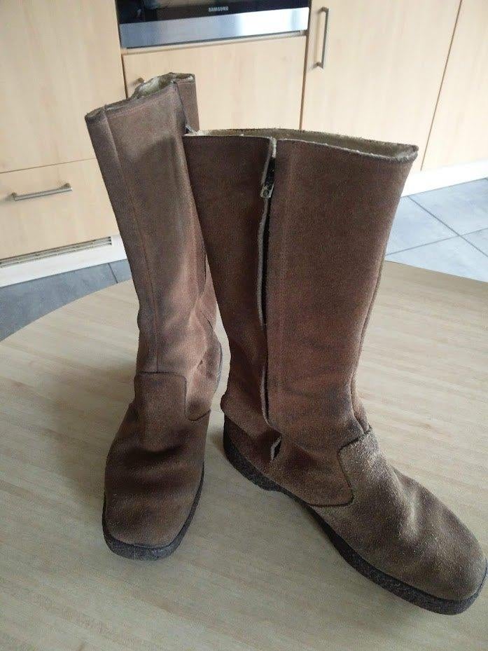 Laarzen, Winterlaarzen.  maat 39., Hoge laarzen, Bruin, Ophalen of Verzenden, Zo goed als nieuw