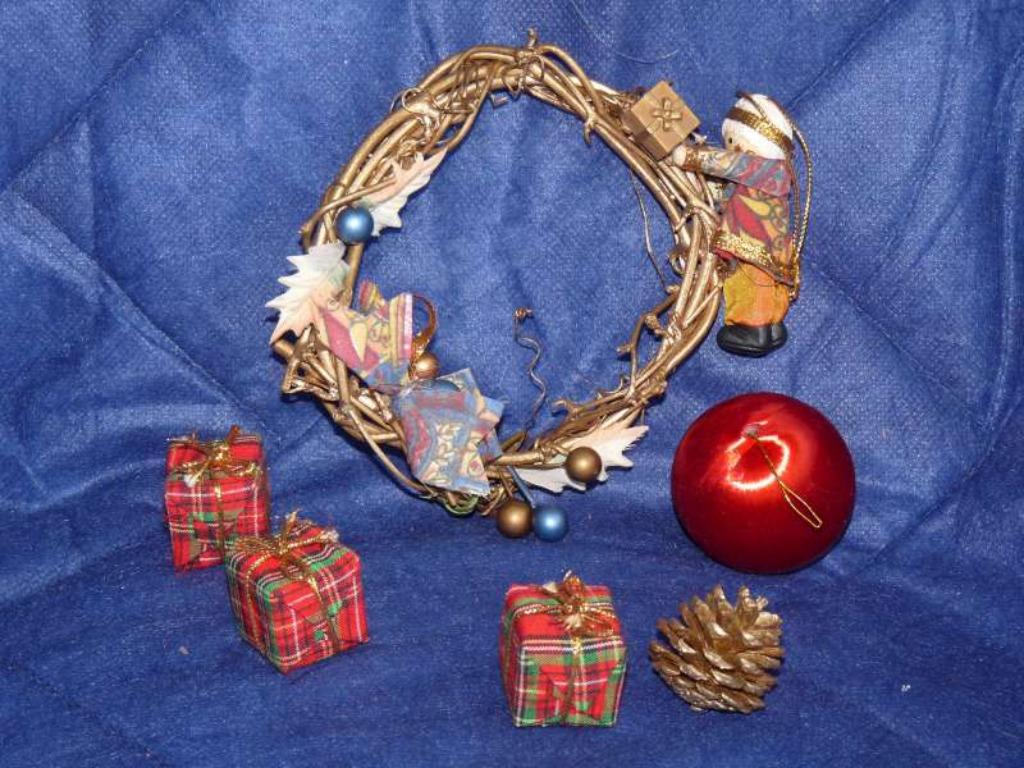 Lot kerstgerief, Ophalen of Verzenden