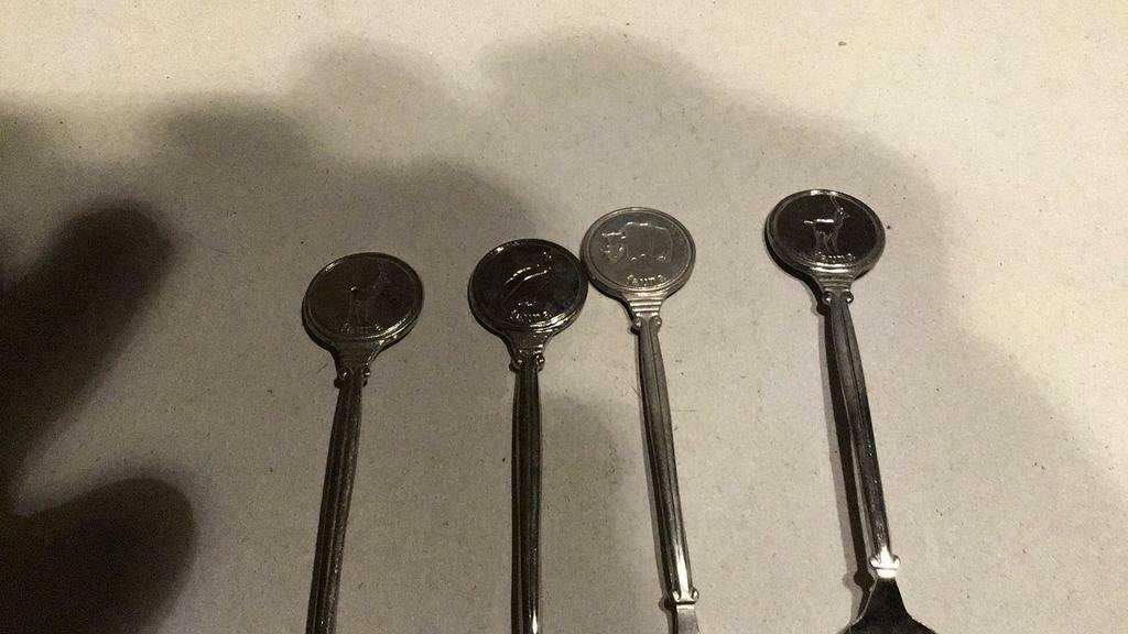 Cuillères à café heideland(x3), Antiquités & Art, Enlèvement ou Envoi