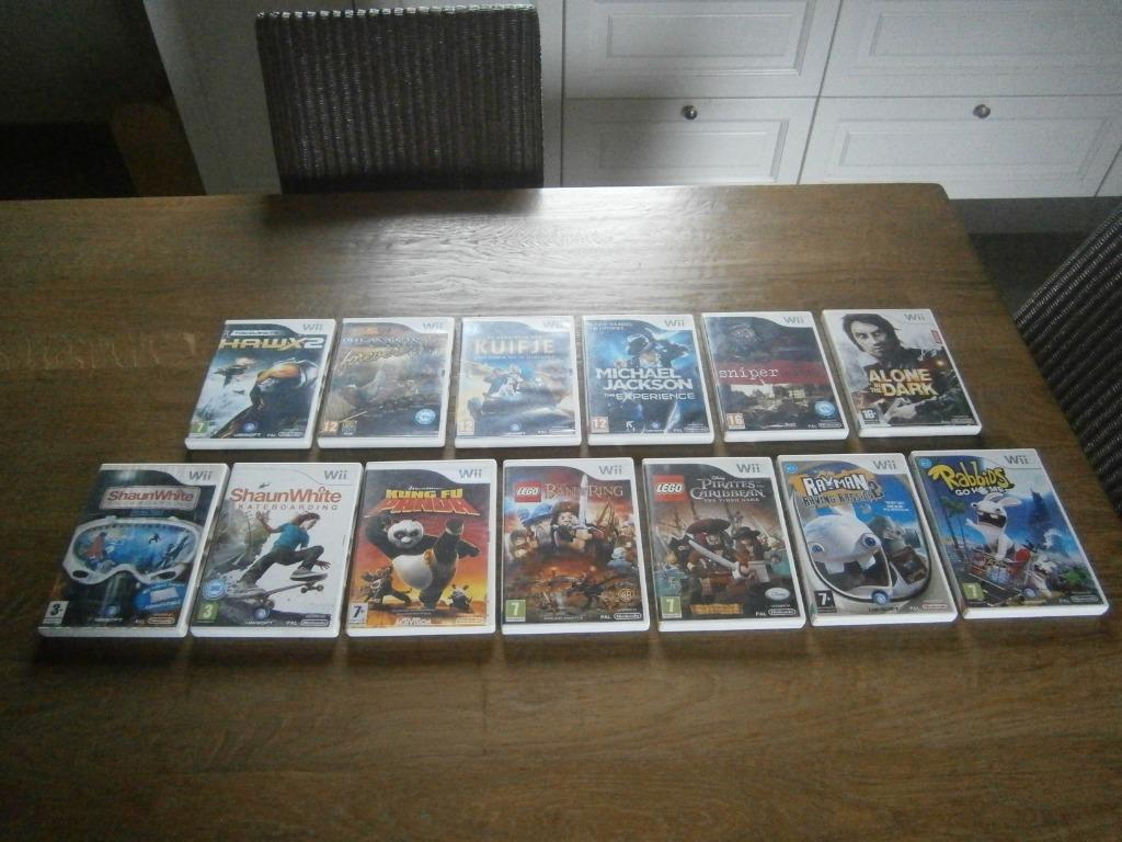 11 Wii games, Ophalen of Verzenden, Zo goed als nieuw
