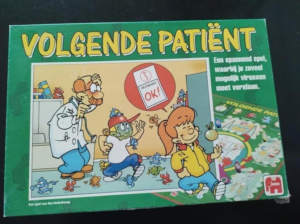 Spel de volgende patiënt, Jumbo, compleet, Trois ou quatre joueurs, Enlèvement ou Envoi, Utilisé, Jumbo