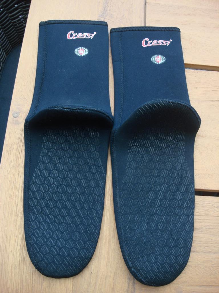 Chaussettes néoprène 3mm Cressi XL, Enlèvement ou Envoi, Comme neuf, Combinaison de plongée