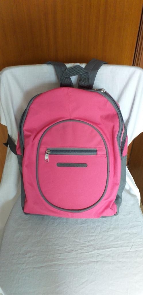 sac à dos rose et gris, Bijoux, Sacs & Beauté, Sacs | Sacs à dos, Enlèvement ou Envoi, Comme neuf