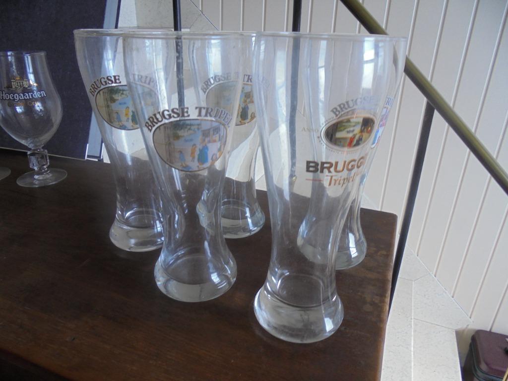 Brugse tripel glazen, Enlèvement, Utilisé, Verre ou Verres, Autres marques