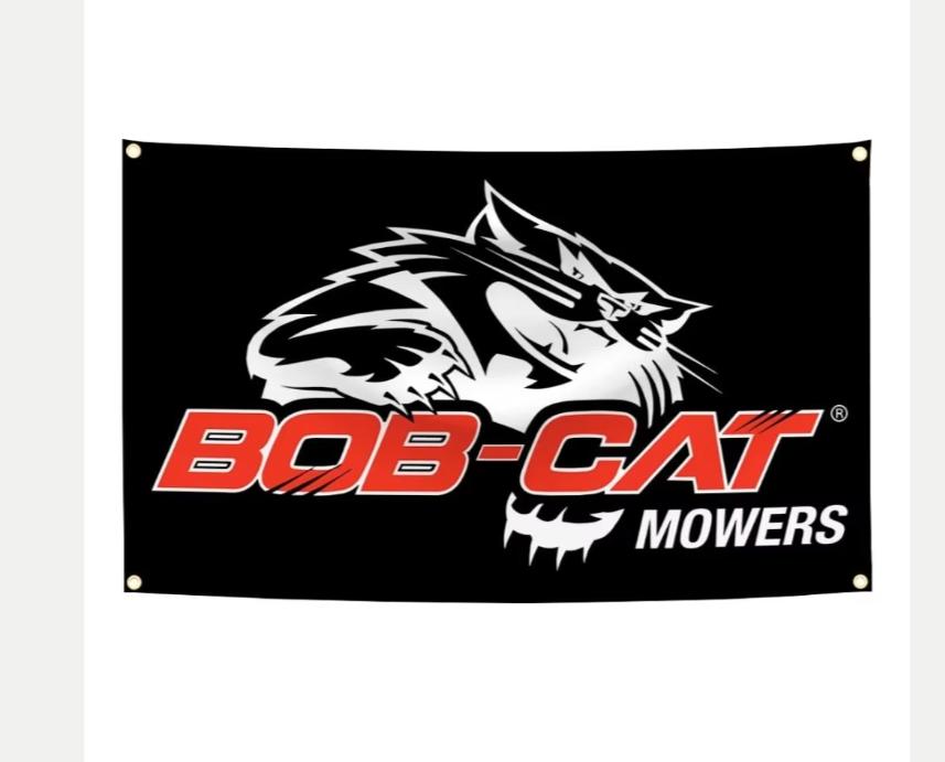 Grote vlaggen Bobcat (150x90cm), Ophalen of Verzenden, Nieuw