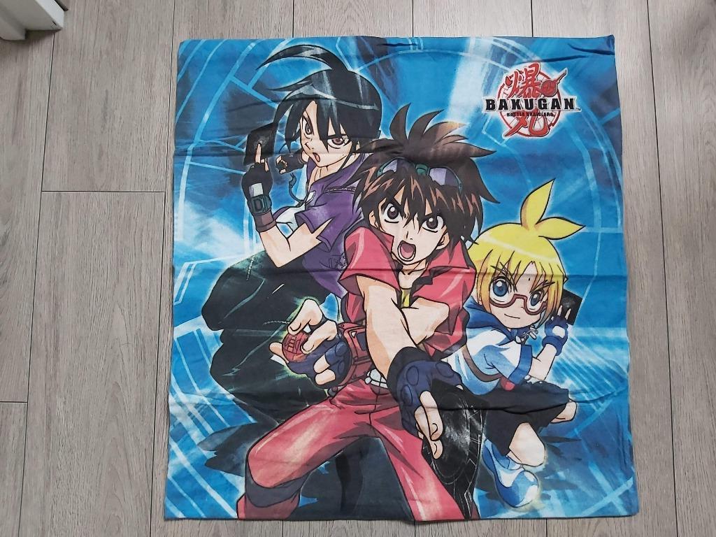 Dekbedovertrek Bakugan - flanel, Blauw, Dekbedovertrek, Ophalen of Verzenden, Zo goed als nieuw
