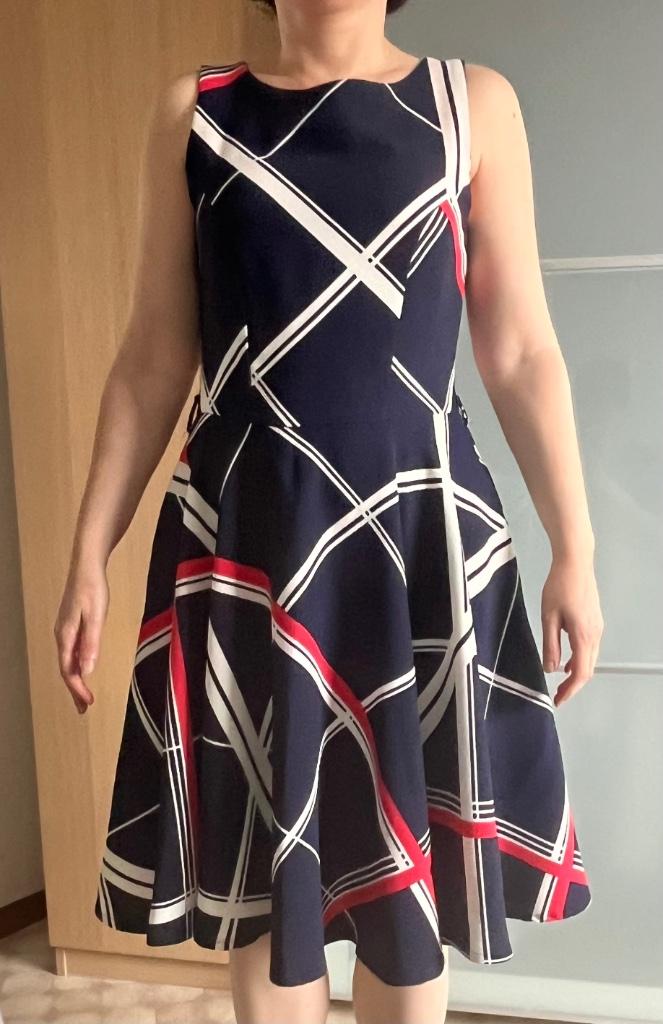 Robe Bleu marine et rose Marque Hippocampe taille 38, Neuf, Taille 38/40 (M), Enlèvement, Longueur genou