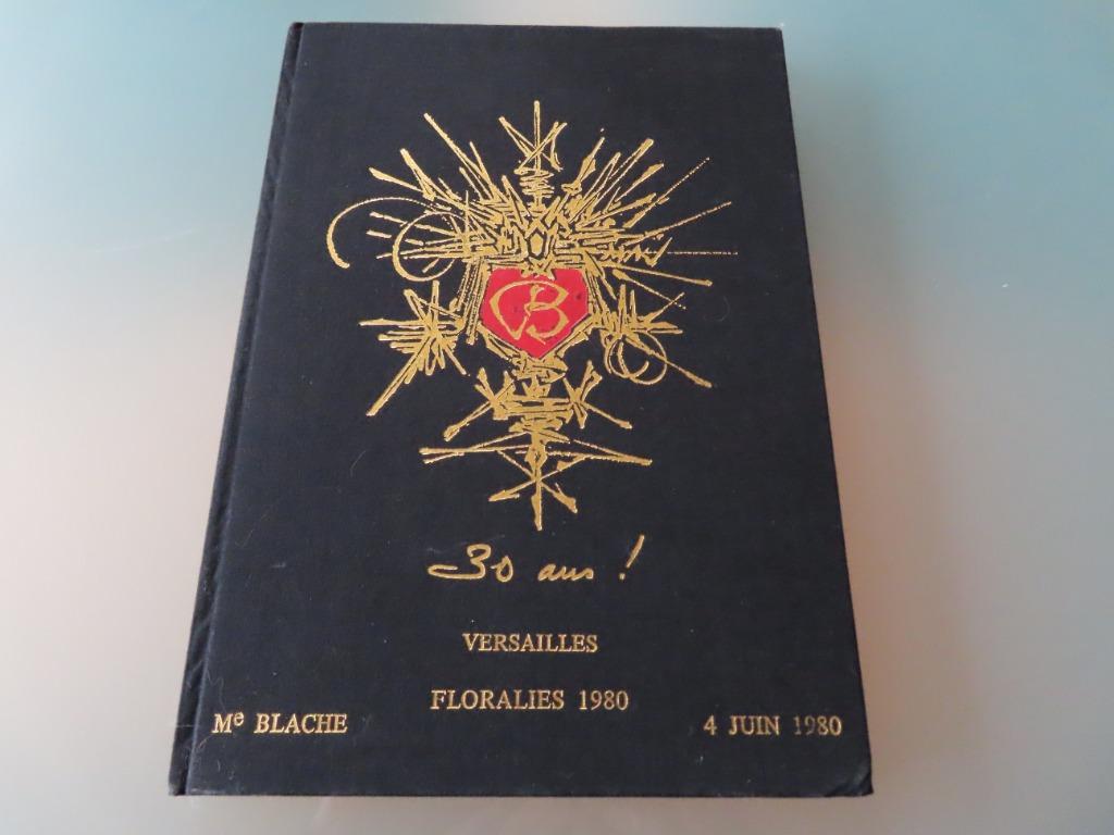 Etat neuf : Floralies 1980 vente anniversaire des 30 ans de, Georges Blache, Peinture et dessin, Enlèvement ou Envoi, Comme neuf