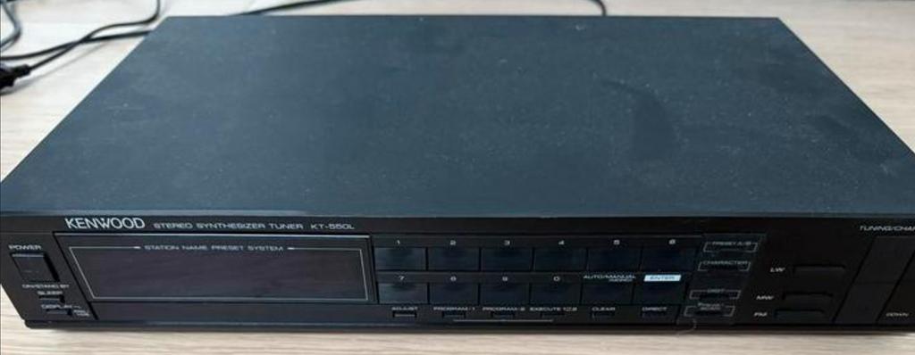 Kenwood KT-550L Stereo synthesizer Tuner, Ophalen of Verzenden, Zo goed als nieuw