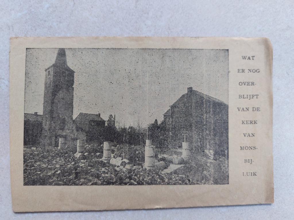 oud pamflet Mons bij Luik, Verzenden, Luik