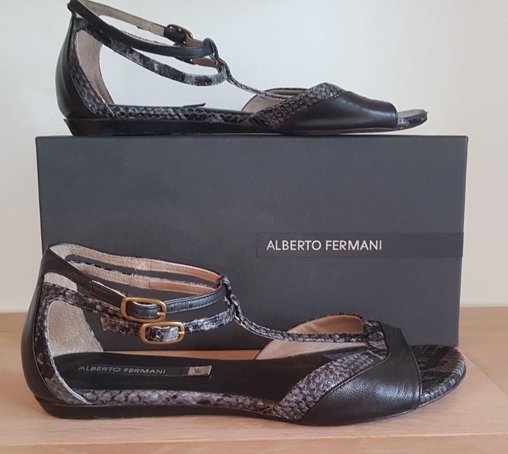 Stijlvolle sandalen van 'Alberto Fermani' (maat: 38), Kleding | Dames, Alberto Fermani, Zwart, Zo goed als nieuw, Sandalen of Muiltjes