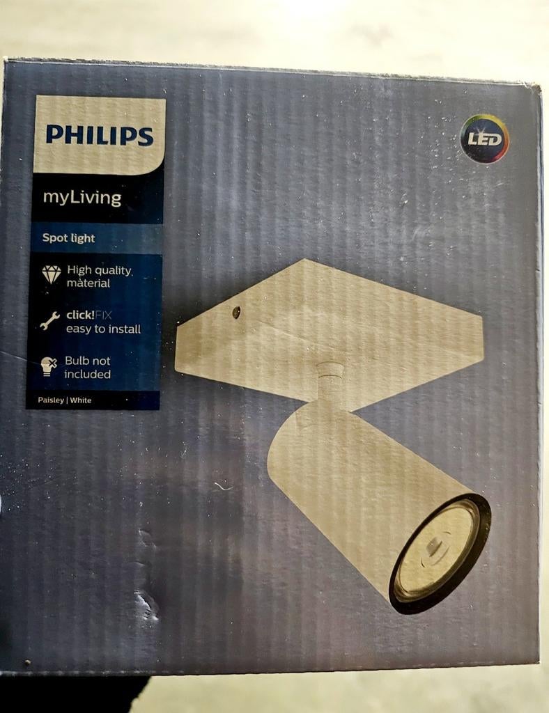 Philips spot Myliving wit (nieuw in doos), Enlèvement, Neuf