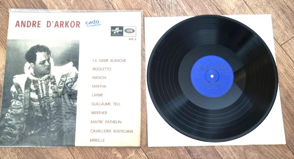Excellent état vinyl 33 tours André d’Arkhor, Enlèvement ou Envoi