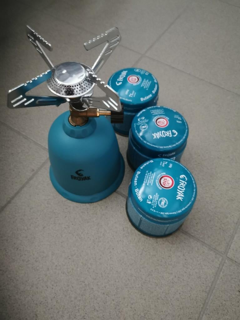 FROYAK gasbrander NIEUW, Caravans en Kamperen, Kampeeraccessoires, Ophalen of Verzenden, Nieuw