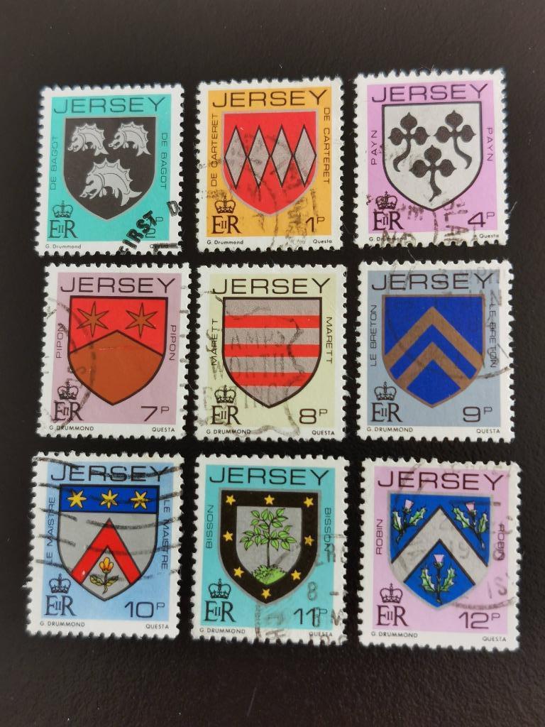 Jersey 1981-1983 - armoiries, Enlèvement ou Envoi, Affranchi