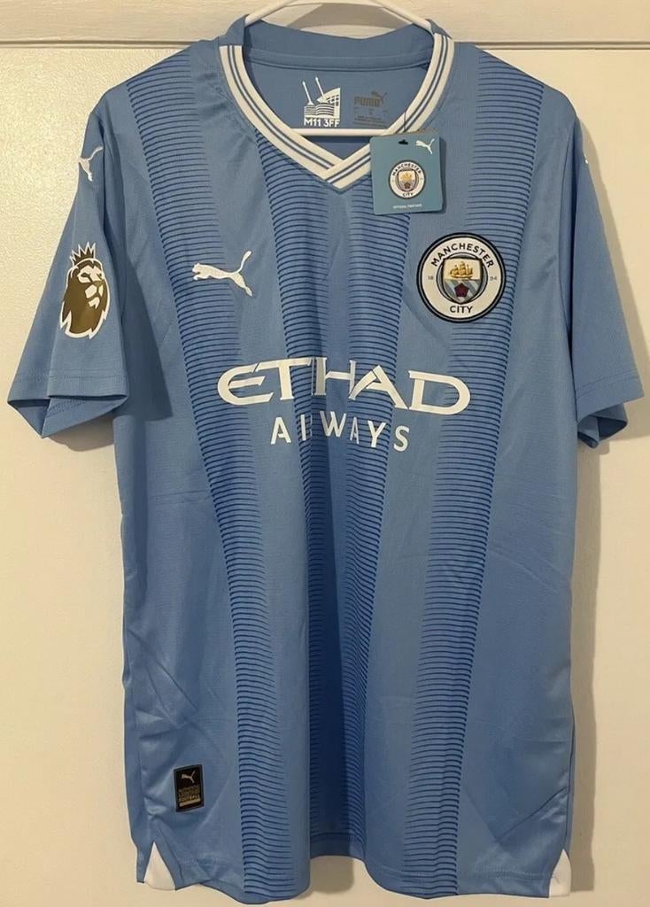 Manchester City Voetbal Thuisshirt Origineel Nieuw 2024, Verzenden, Zo goed als nieuw