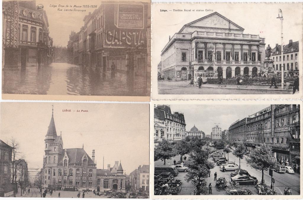 10 cartes postales anciennes de Liège - lot 10, Enlèvement ou Envoi, Liège
