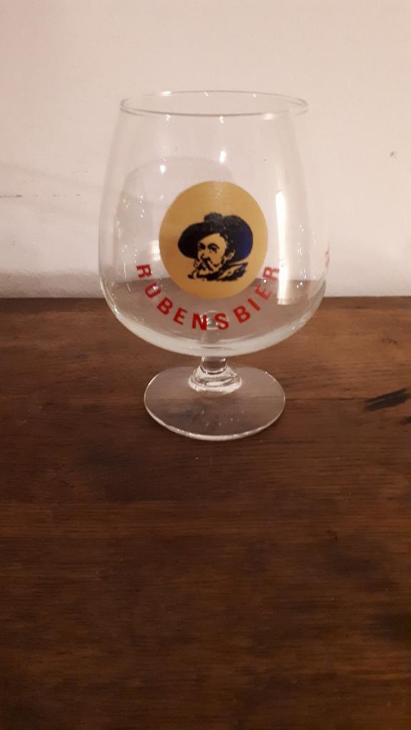 Rubensbier glas, Verzamelen, Ophalen of Verzenden, Zo goed als nieuw, Glas of Glazen