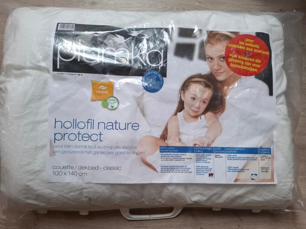 Plumka dekbed 100x140cm - hollofil nature protect, Ophalen, Zo goed als nieuw