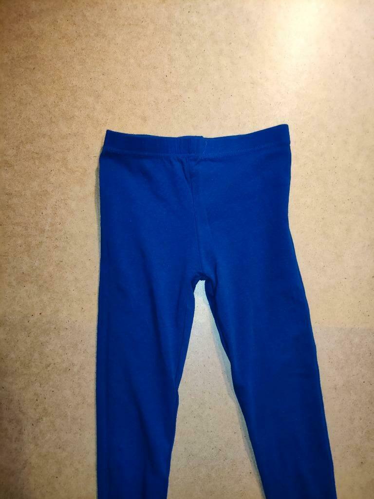Uniform marine blauwe legging katoen amper gedragen 122 128, Enlèvement ou Envoi, Comme neuf, Garçon ou Fille, Pantalon