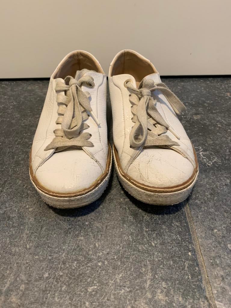 Baskets - 35, Sneakers et Baskets, Porté, Blanc, Enlèvement ou Envoi