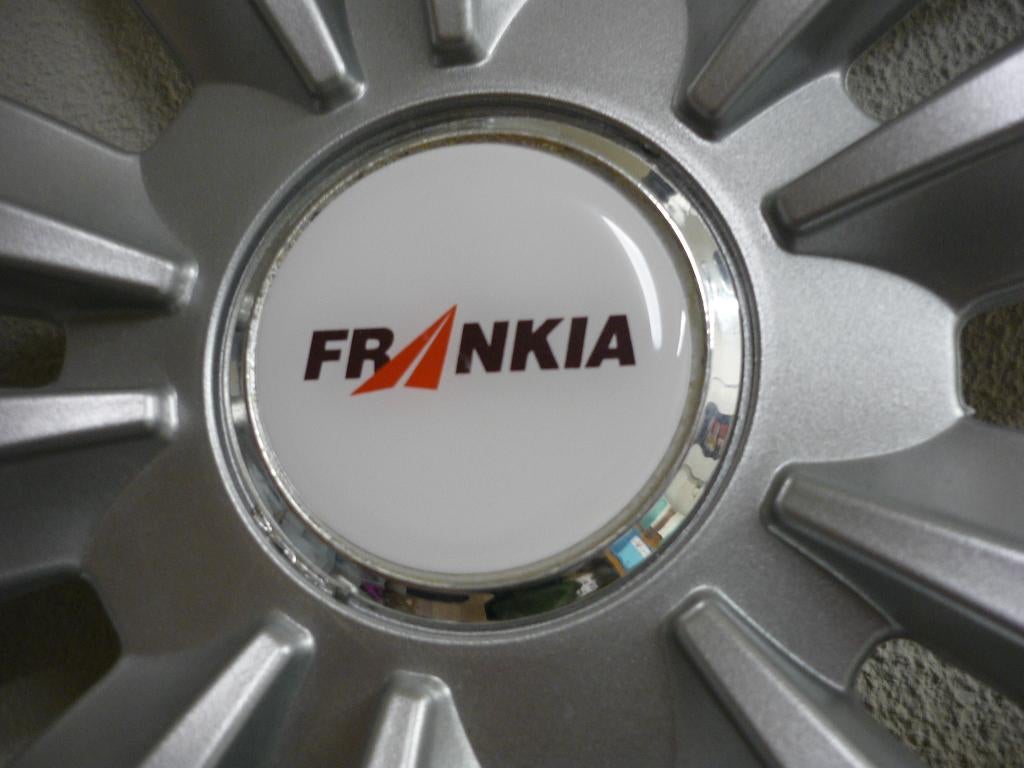 Frankia 3D doming naafstickers caravan en camper, Epoxy, Verzamelen, Stickers, Nieuw, Overige typen, Verzenden
