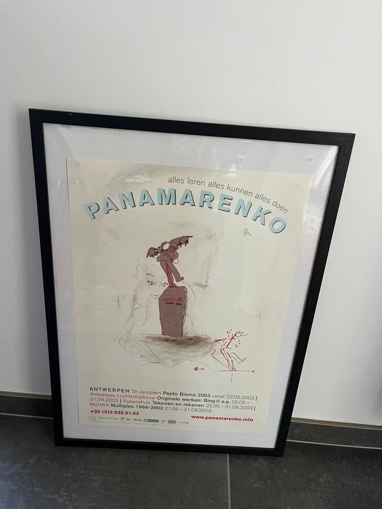 Panamarenko affiche “Model A”, Ophalen of Verzenden, Zo goed als nieuw