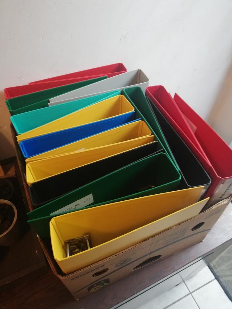 School Kaften-Mappen Zo Goed Als Nieuw 50 Cent Stuk., Ophalen, Zo goed als nieuw