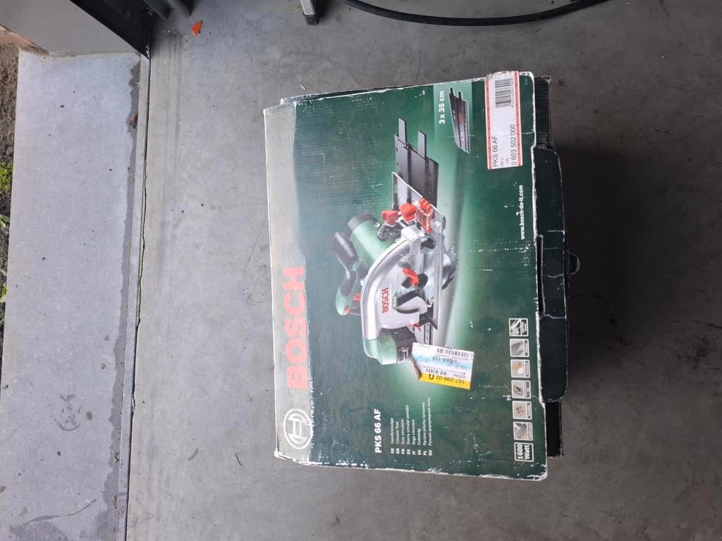 Bosch PKS66AF cirkelzaag, Doe-het-zelf en Bouw, Ophalen, Zo goed als nieuw, Cirkelzaag