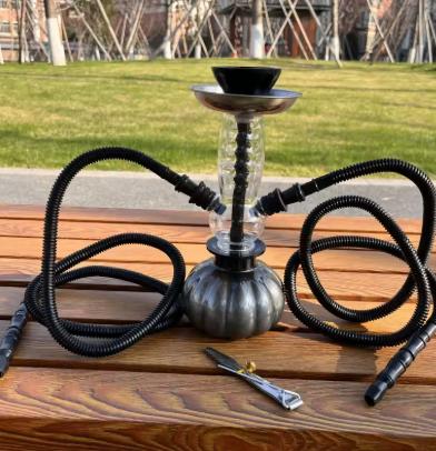 Prachtige Shisha / Waterpijp acryl met dubbele slang (25cm), Verzamelen, Rookartikelen, Aanstekers en Luciferdoosjes, Ophalen of Verzenden