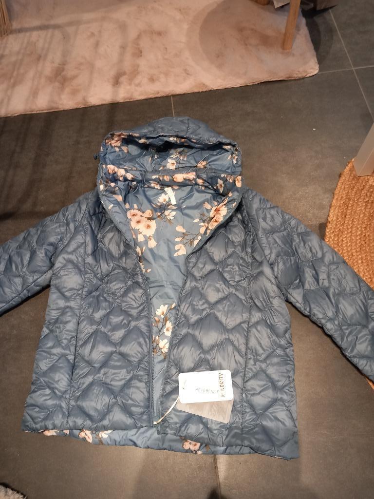 Omkeerbare damesjas, Ophalen, Nieuw, Maat 46/48 (XL) of groter, Blauw