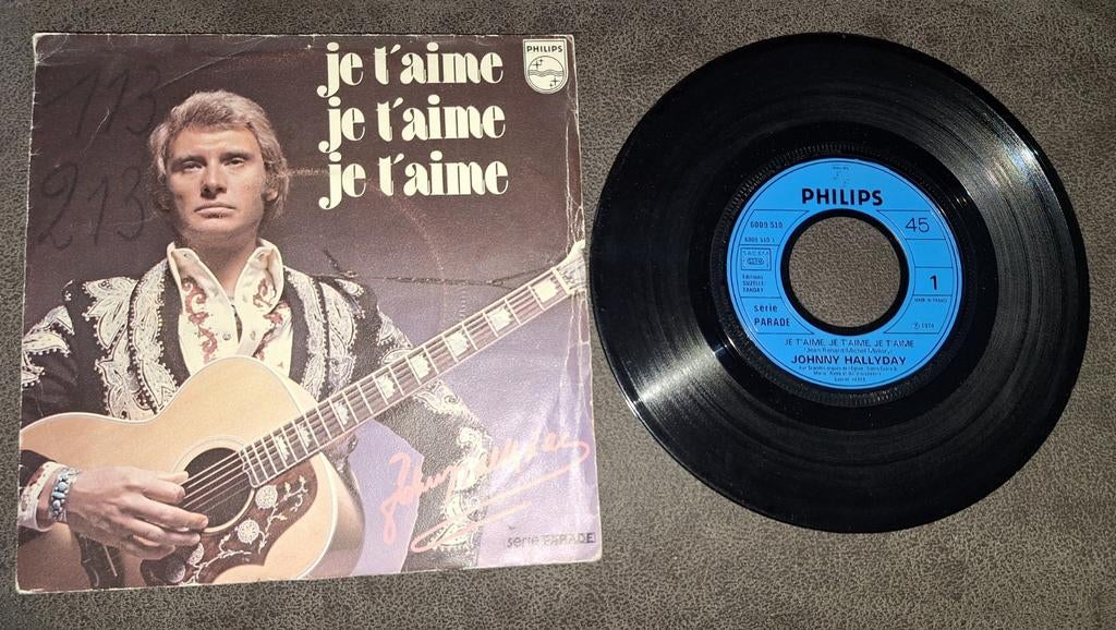 Vinyle 45 tours Johnny Hallyday