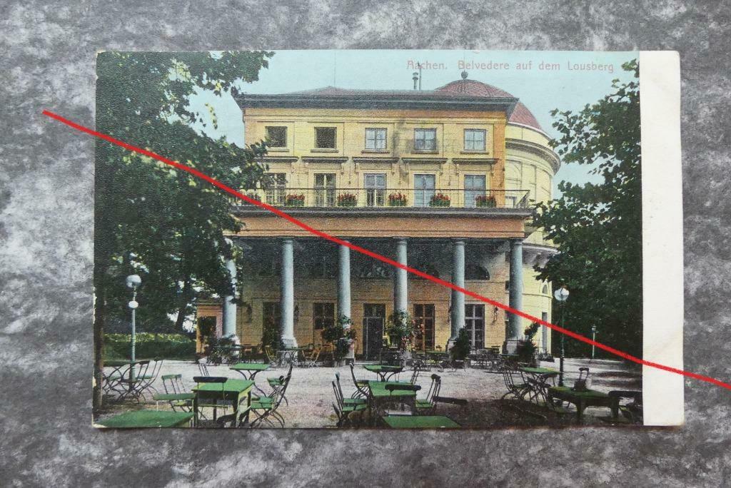 Postkaart 6/7/1905 Aachen Belvedere, Duitsland, Ophalen of Verzenden, Voor 1920, Gelopen, Duitsland