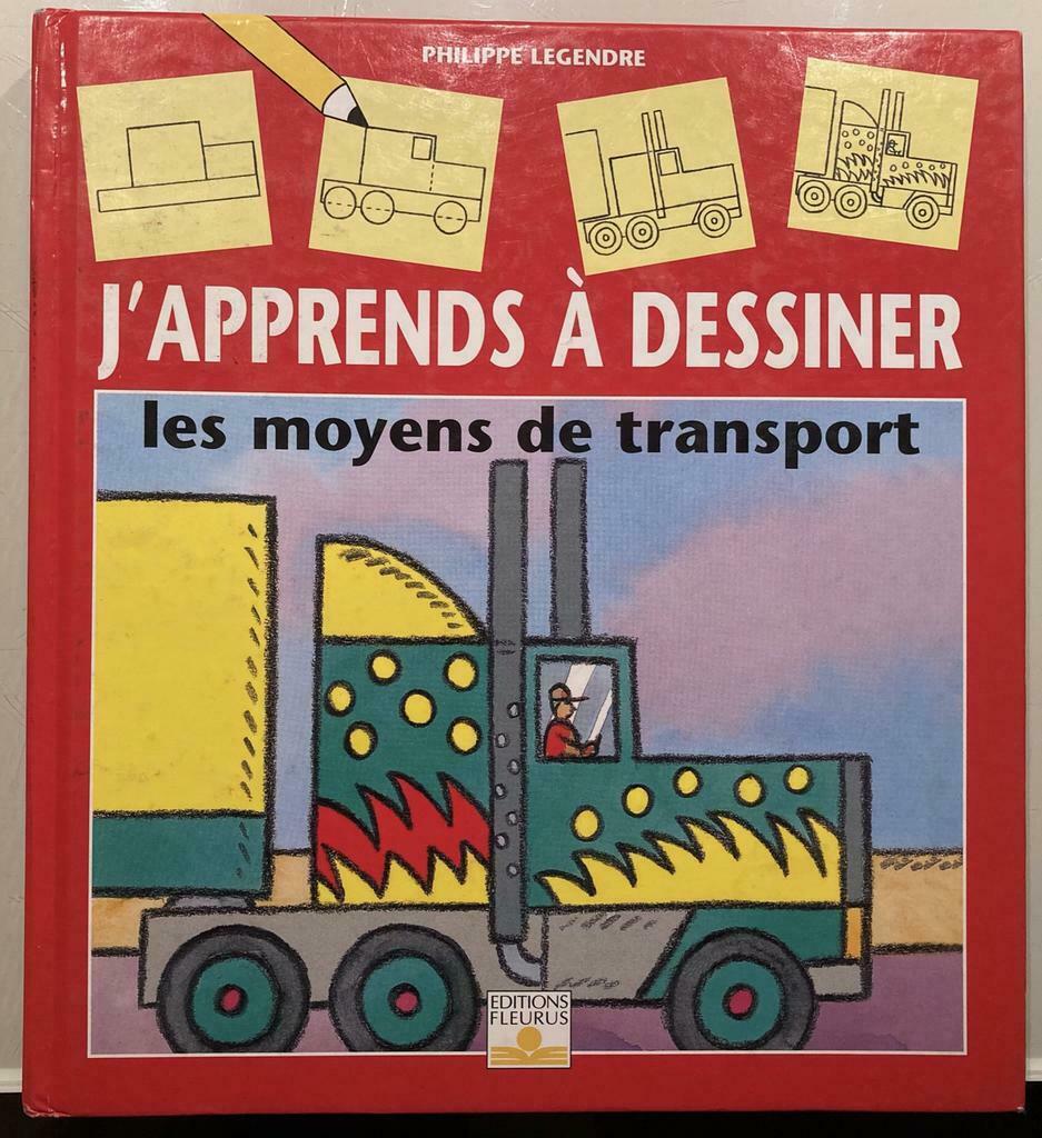 Apprendre à dessiner les moyens de transport, Livres, Utilisé