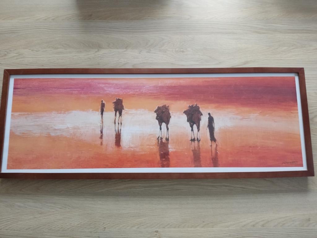 Magnifique cadre avec reproduction, Ophalen, Zo goed als nieuw