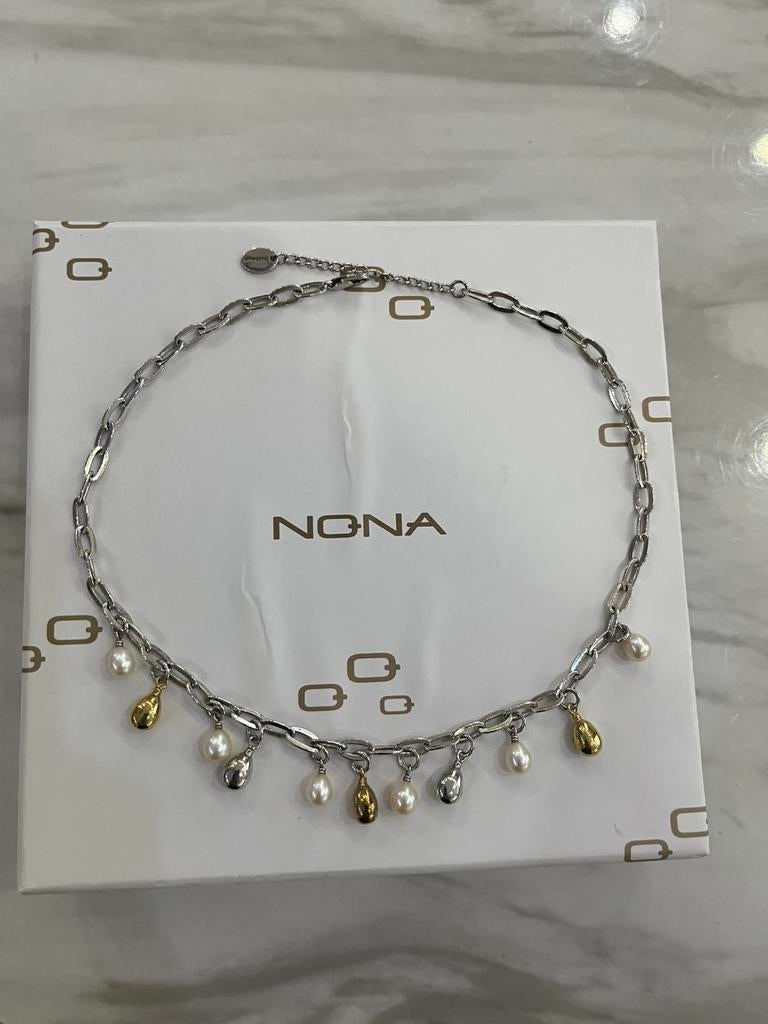 Nona silver 925, Bijoux, Sacs & Beauté, Enlèvement ou Envoi, Comme neuf, Argent