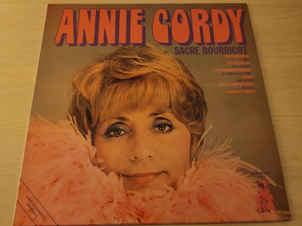 Disque vinyl 33 tours Annie Cordy -Sacré Bourricot, Cd's en Dvd's, Vinyl | Pop, Zo goed als nieuw, Ophalen of Verzenden