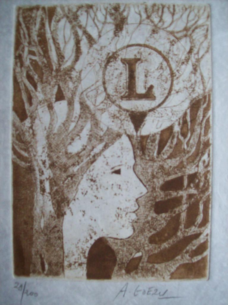 Nirvana - André Goezu, Antiquités & Art, Art | Eaux-fortes & Gravures, Enlèvement ou Envoi
