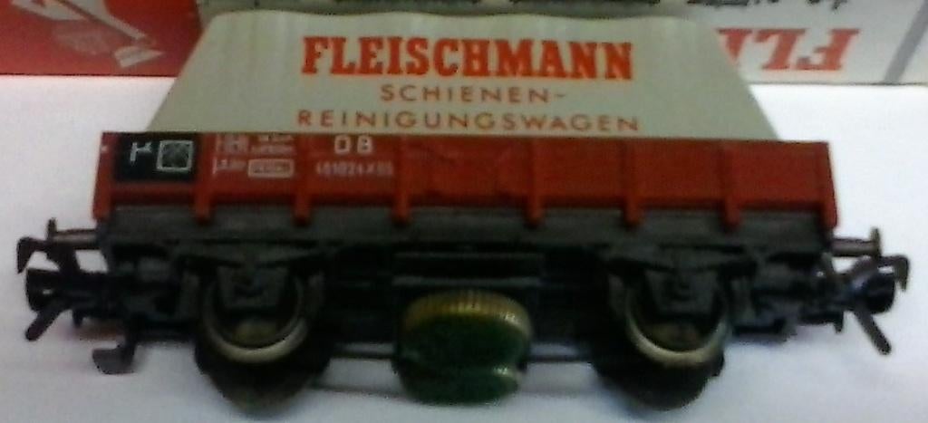 Fleischmann HO 5569 wagon pour le nettoyage des voies, Enlèvement ou Envoi, Utilisé, Wagon, Fleischmann