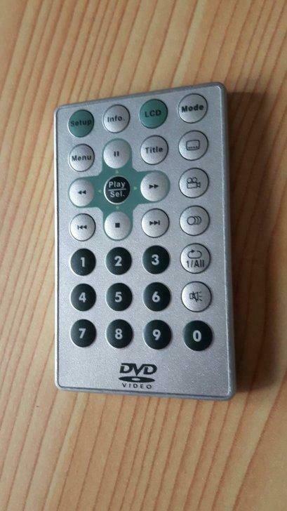 afstandsbediening dvd video en lcd, Ophalen of Verzenden, Gebruikt