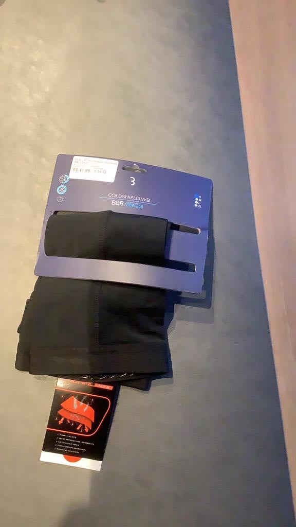 BBW-360 Beenstukken ColdShield WB Zwart.  60%korting! NIEUW, Fietsen en Brommers, Ophalen, Nieuw, Onderkleding