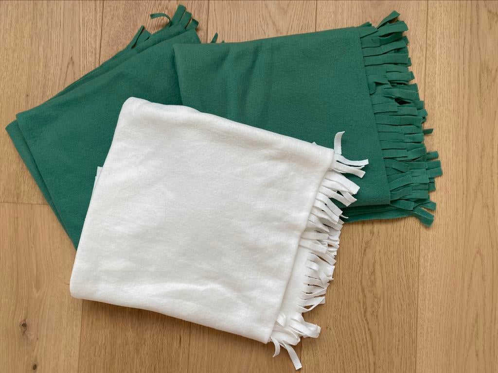 Set van 3 plaids, Zo goed als nieuw