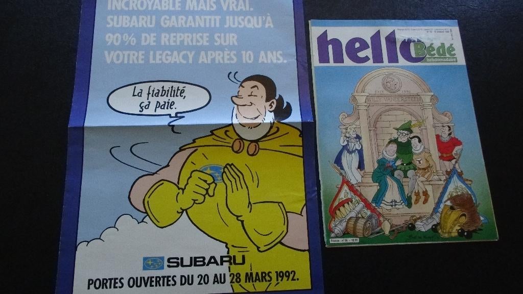 Willy Vandersteen - Hellobede dossier hommage + pub Jérôme, Livres, BD, Une BD, Enlèvement ou Envoi, Utilisé, Willy Vandersteen