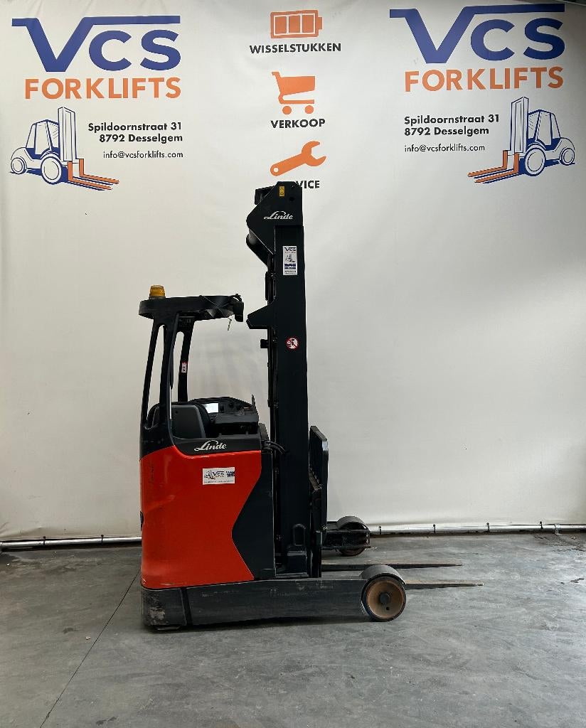 Elektrische reachtruck: 1,4 ton LINDE, Ophalen, Linde, Reachtruck, 1000 tot 2000 kg