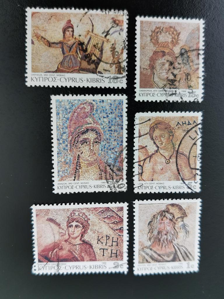 Chypre 1989 - Mosaïques romaines de Paphos, Enlèvement ou Envoi, Affranchi