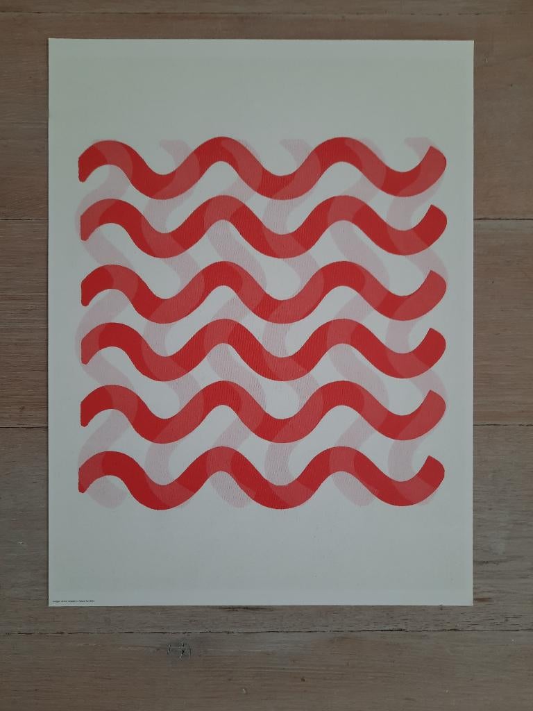 Poster Ikea Bild 30 x 40 / rood, Ophalen, Nieuw, A1 t/m A3