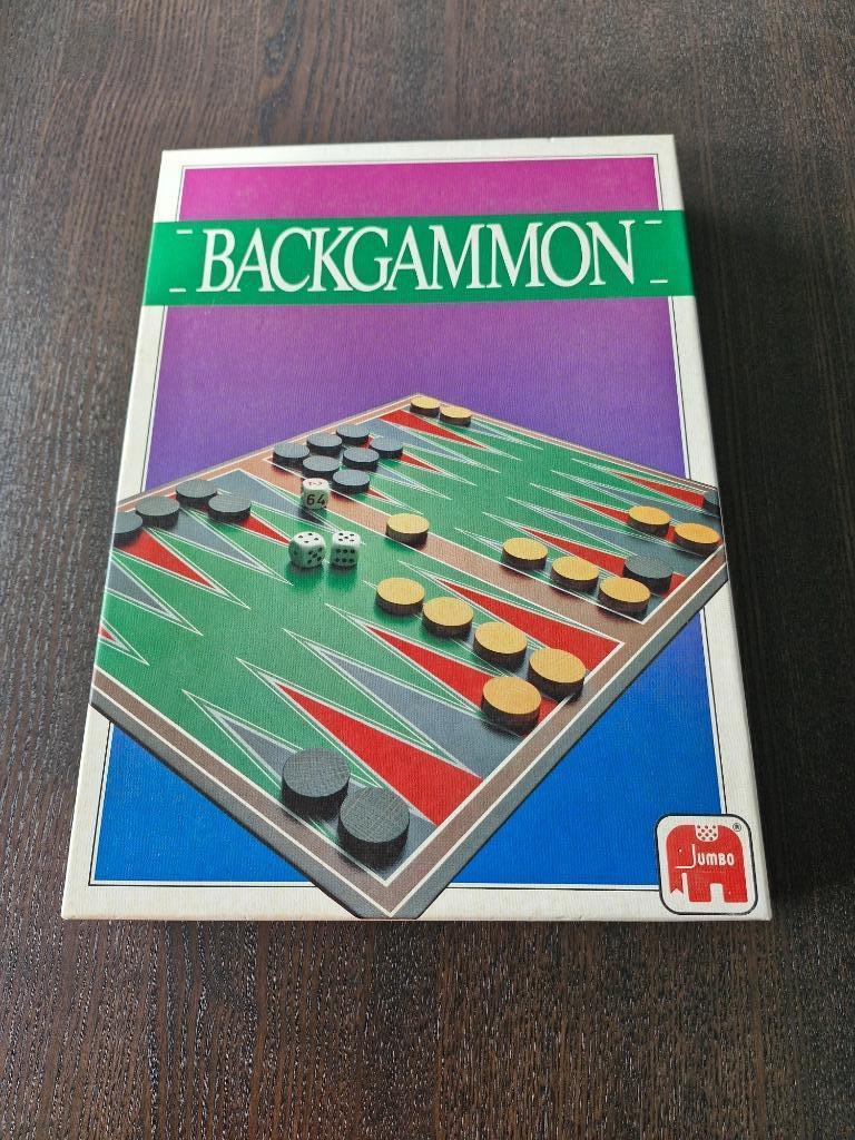 Jeu de société "Backgammon", 1 ou 2 joueurs, Enlèvement, Utilisé, Jumbo